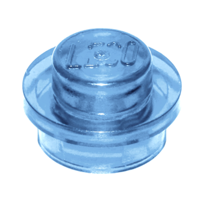 Plaat, Rond 1x1 Trans Medium Blue